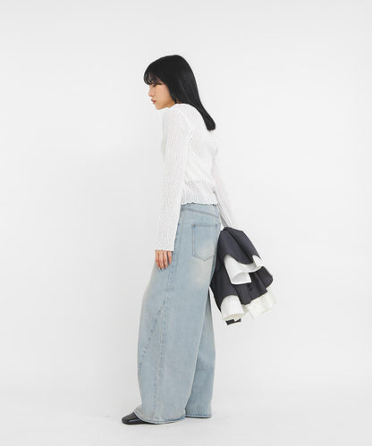 前開鏤空設計 上衣