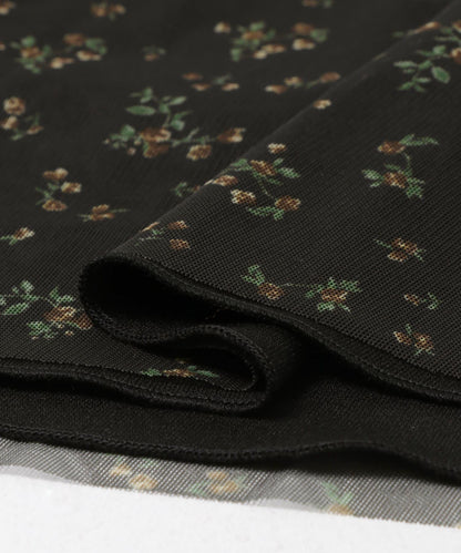 小花圖案 自然風 吊帶連衣裙