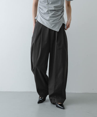 繭型廓形休閒褲