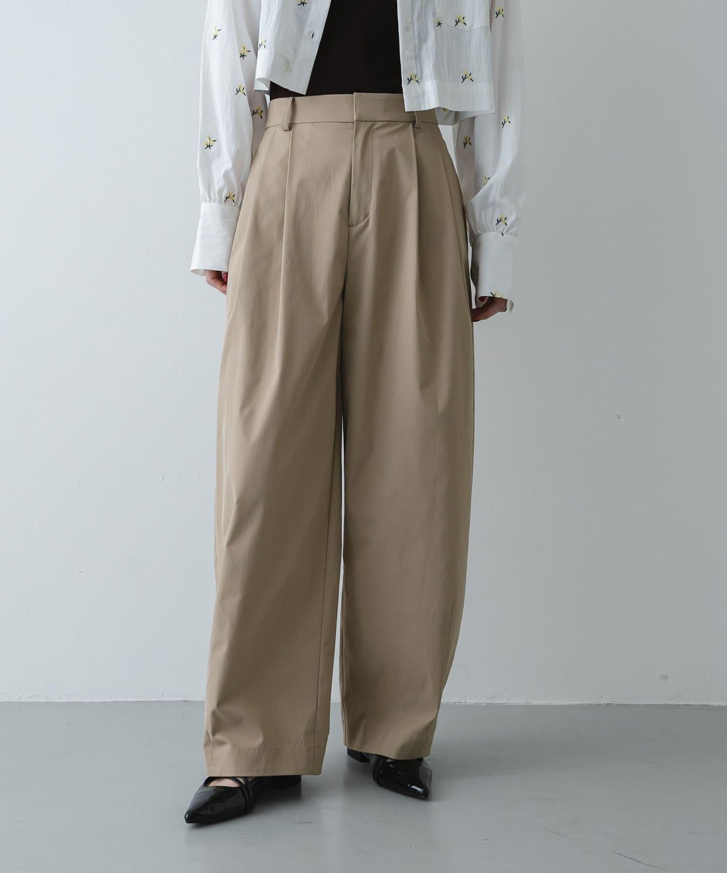 繭型廓形休閒褲