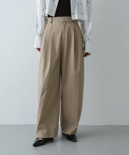 繭型廓形休閒褲