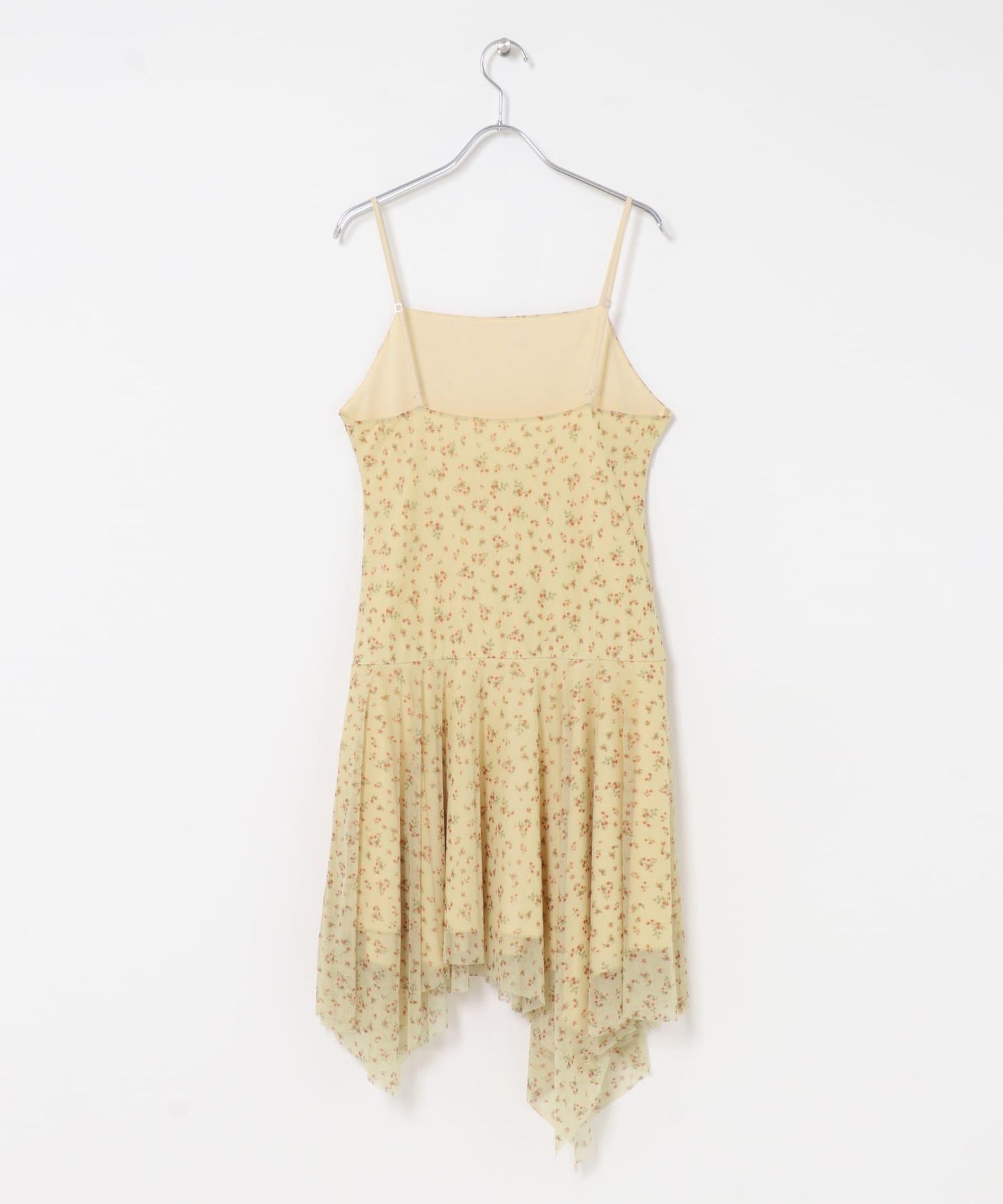 小花圖案 自然風 吊帶連衣裙