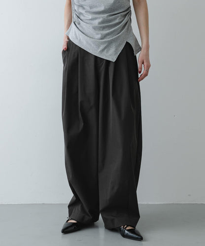 繭型廓形休閒褲