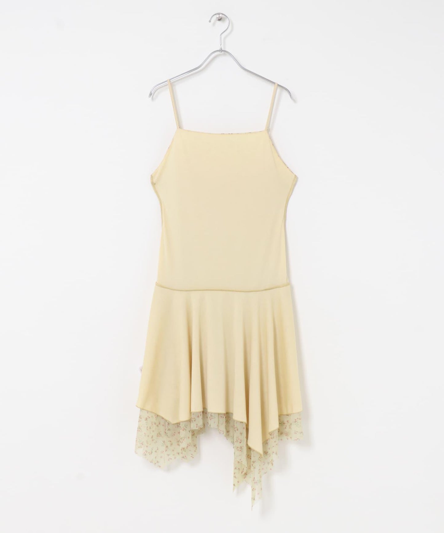 小花圖案 自然風 吊帶連衣裙