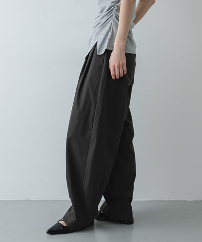 繭型廓形休閒褲