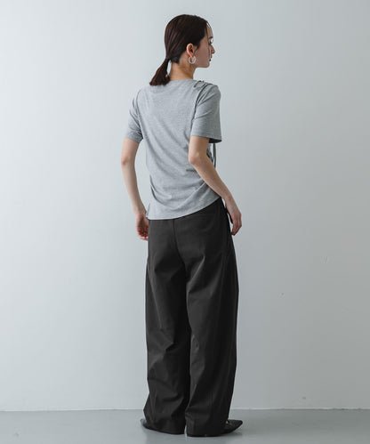 繭型廓形休閒褲