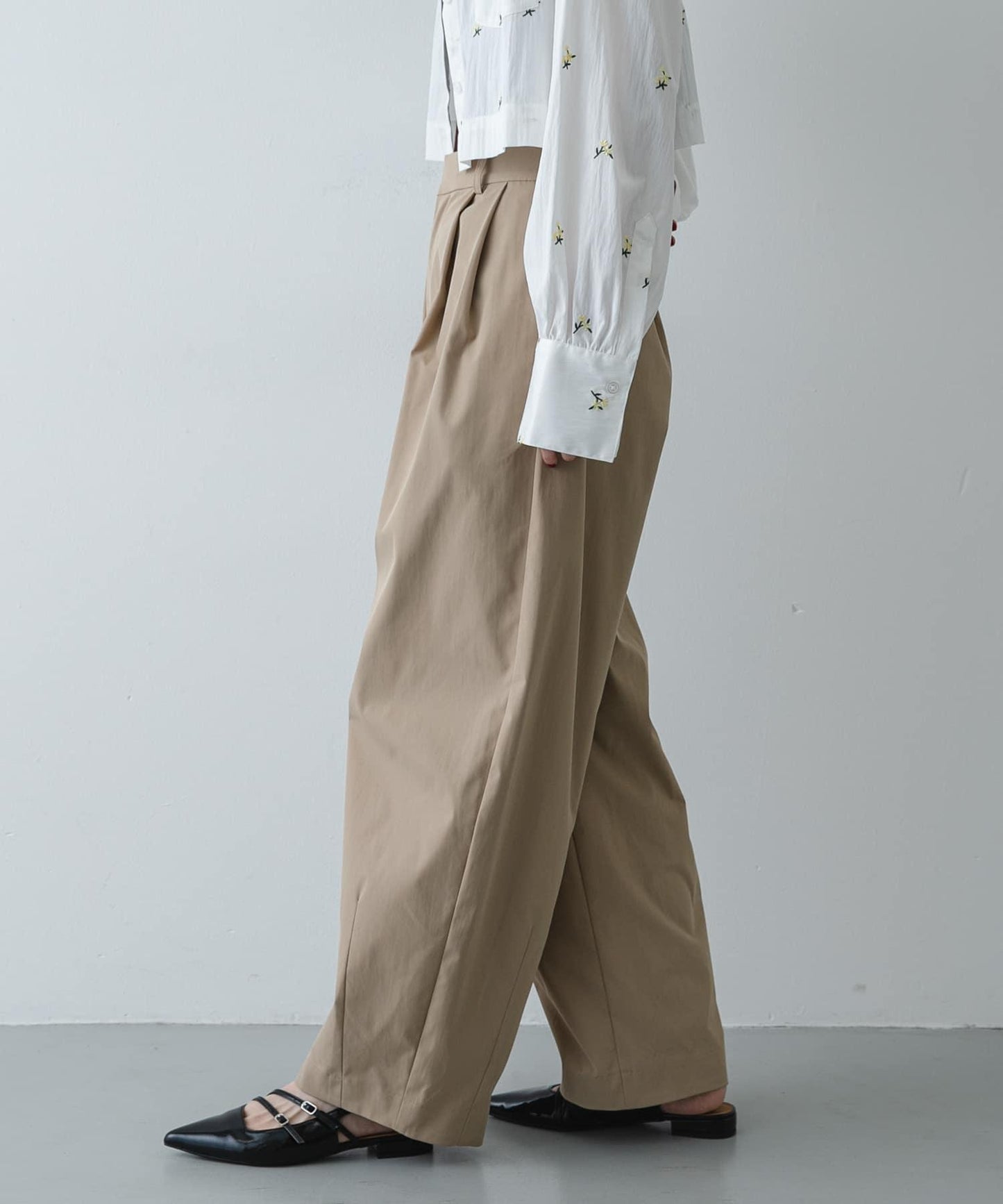 繭型廓形休閒褲