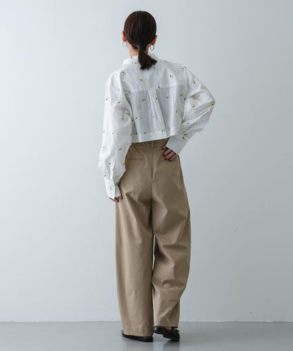 繭型廓形休閒褲