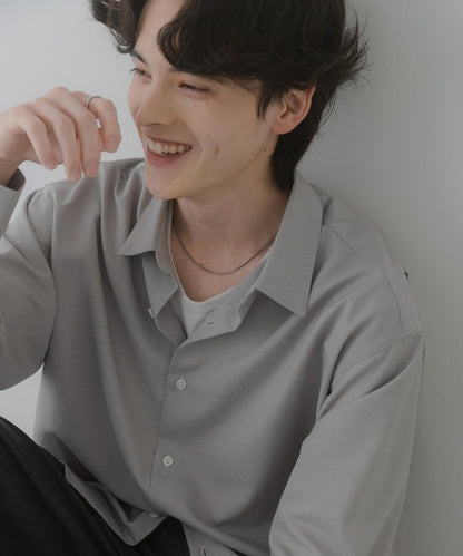 彩色粗節紋 標準領設計 襯衫