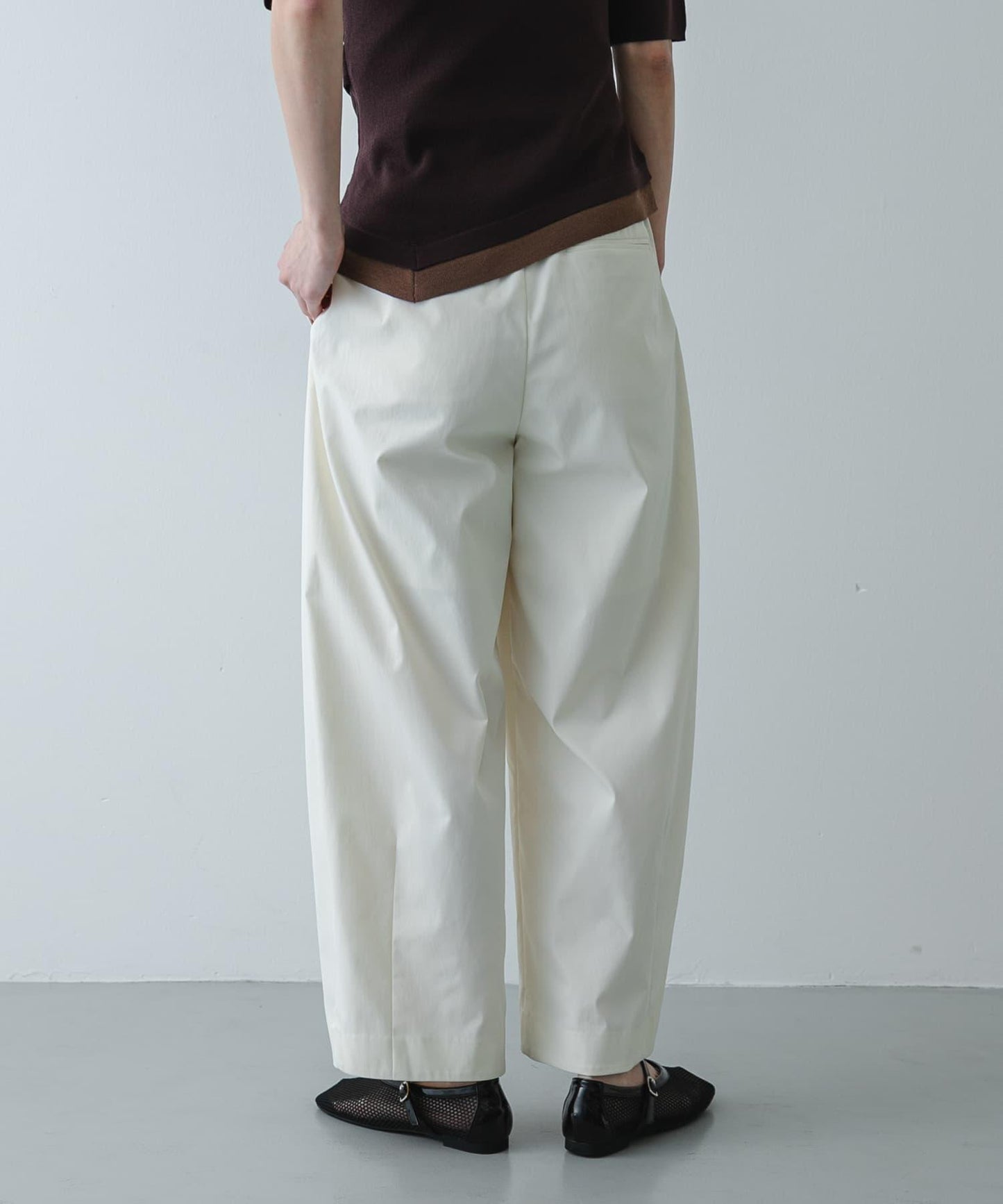 繭型廓形休閒褲