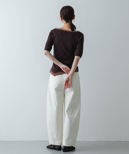 繭型廓形休閒褲