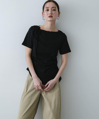 不對稱設計短袖T恤