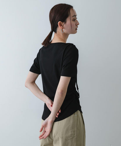 不對稱設計短袖T恤