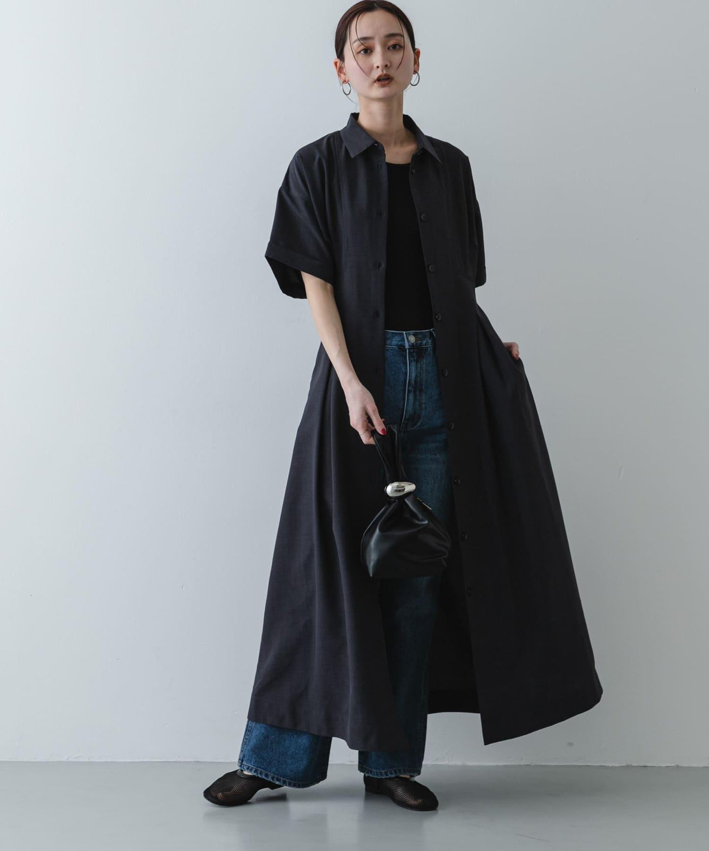 UR TECH DRYLUXE 亞麻感連衣裙