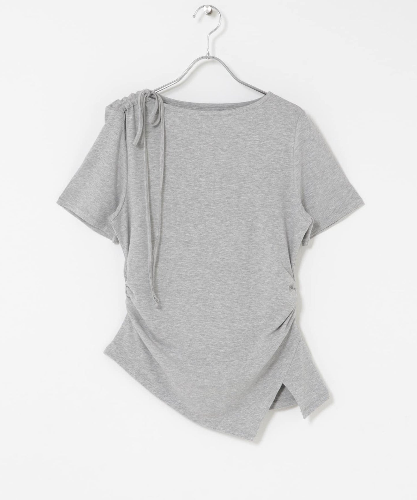 不對稱設計短袖T恤