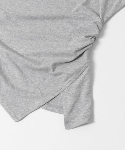 不對稱設計短袖T恤