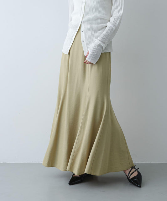 美人魚廓形 長款 半身裙