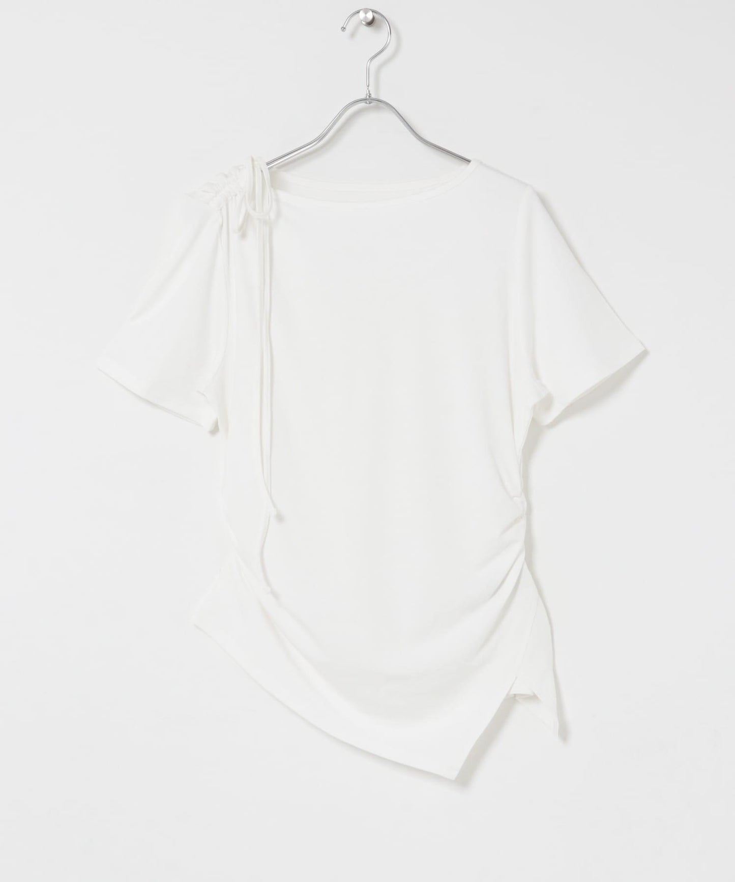 不對稱設計短袖T恤