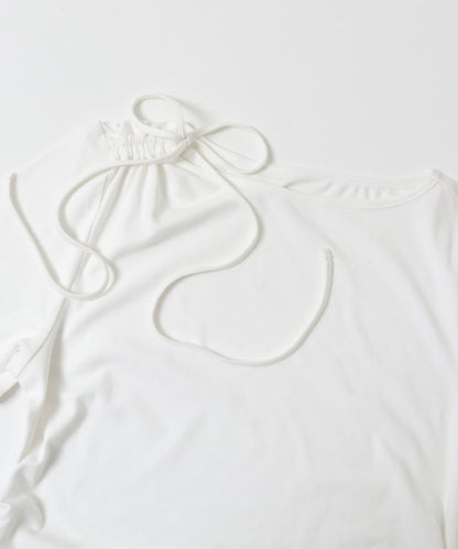 不對稱設計短袖T恤