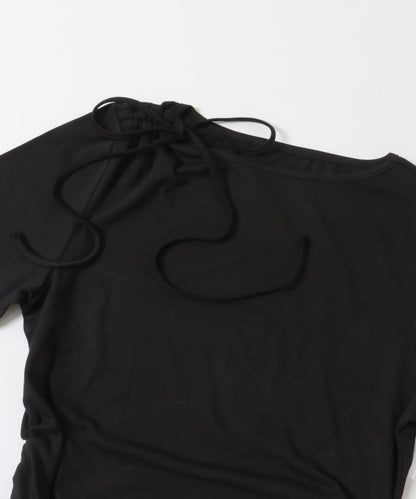 不對稱設計短袖T恤