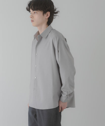 彩色粗節紋 標準領設計 襯衫