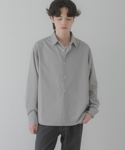 彩色粗節紋 標準領設計 襯衫