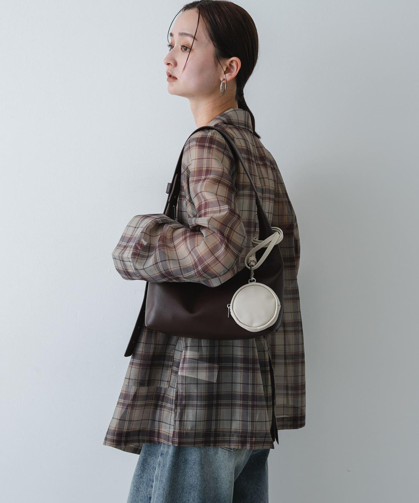 圓形收納小袋附帶 包袋