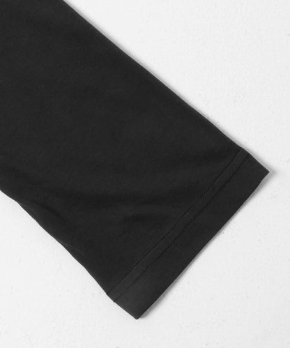 直筒版型 船領 透膚面料 T恤