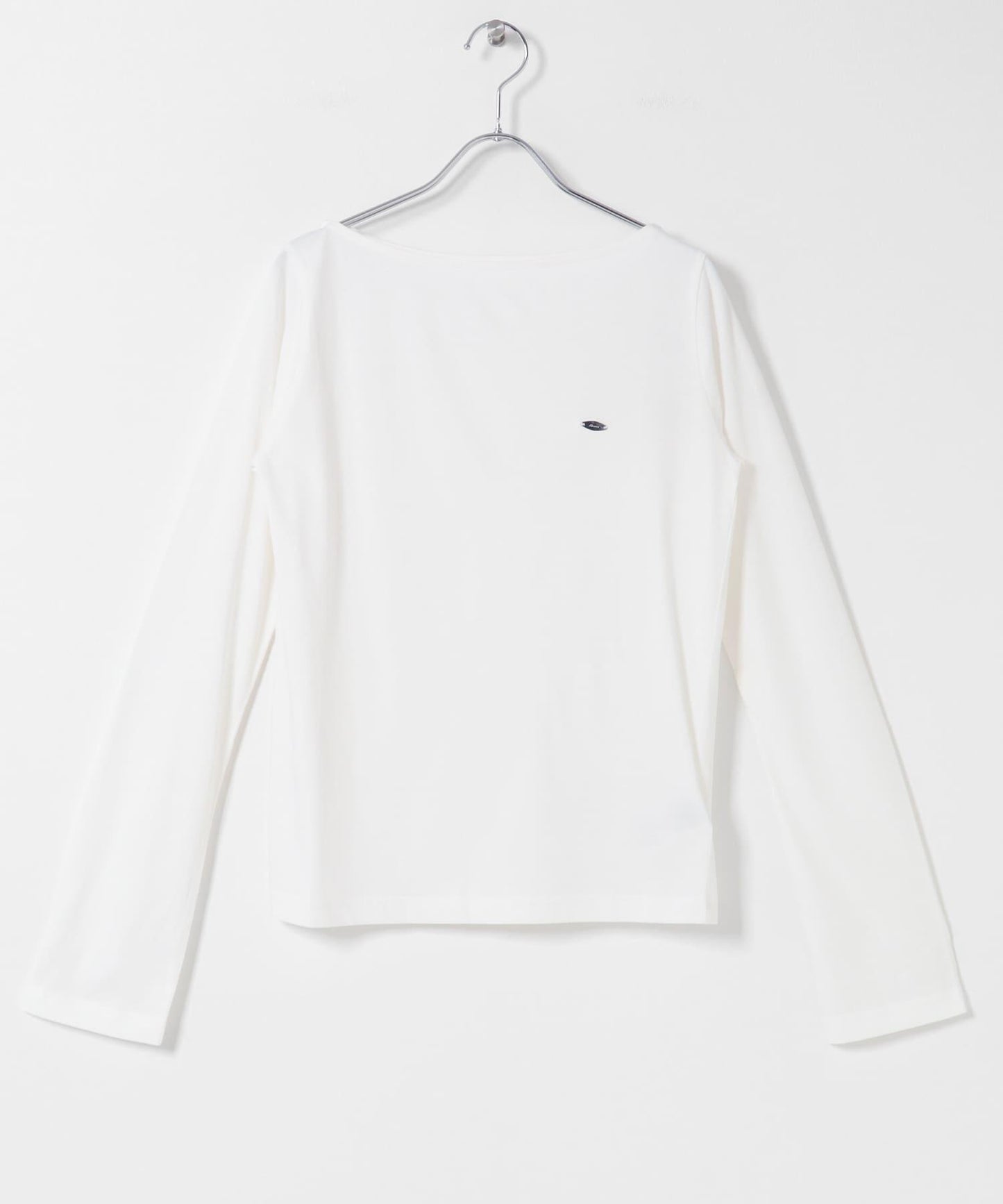 直筒版型 船領 透膚面料 T恤