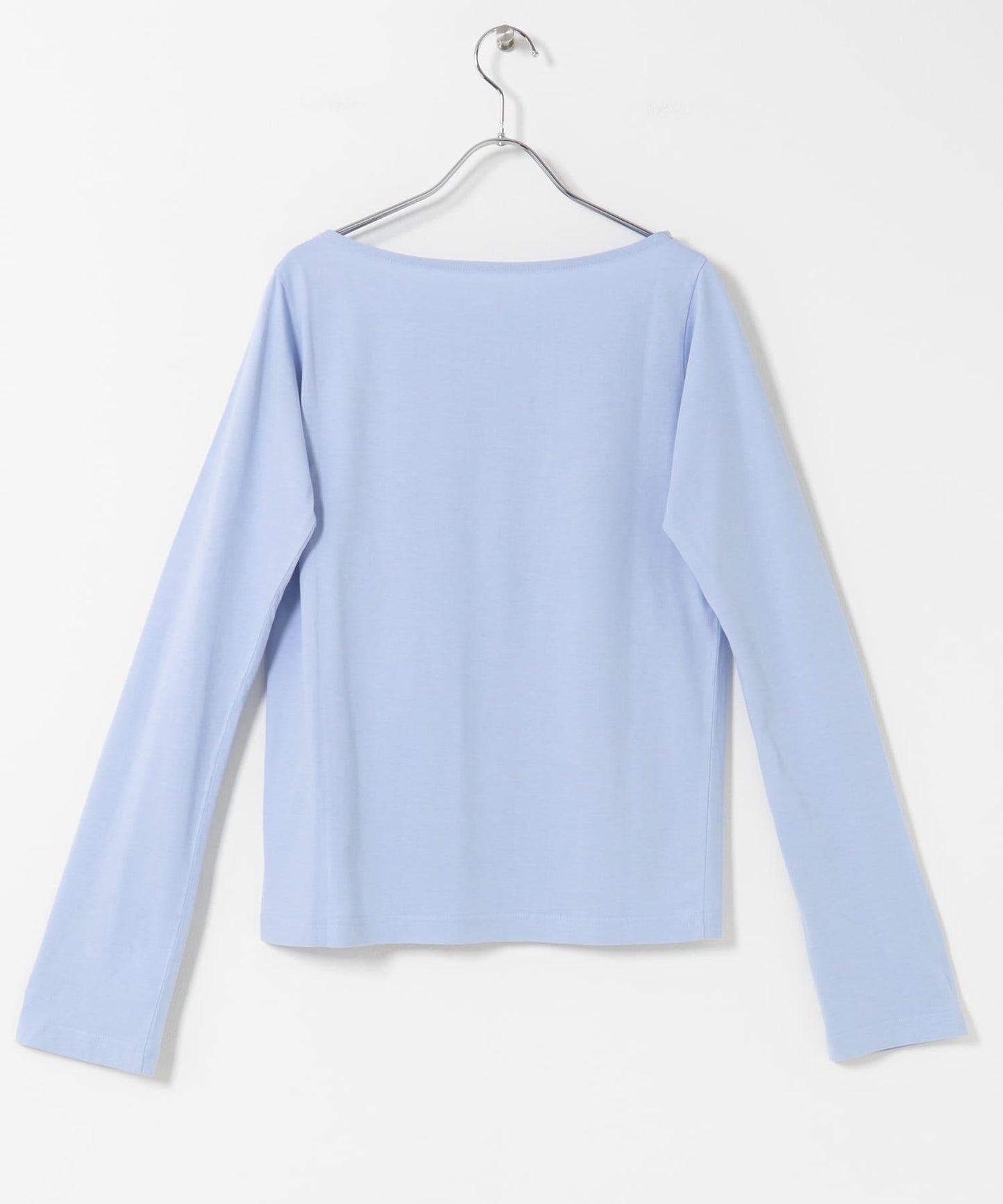 直筒版型 船領 透膚面料 T恤