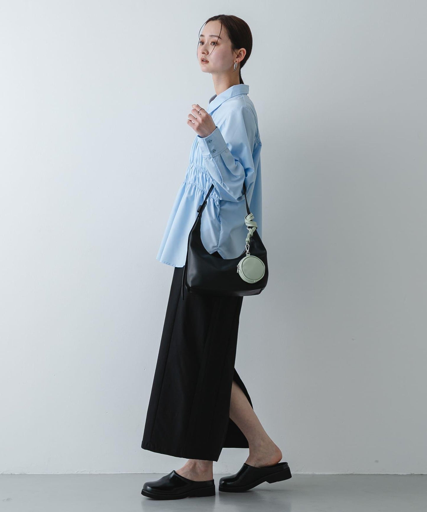 圓形收納小袋附帶 包袋