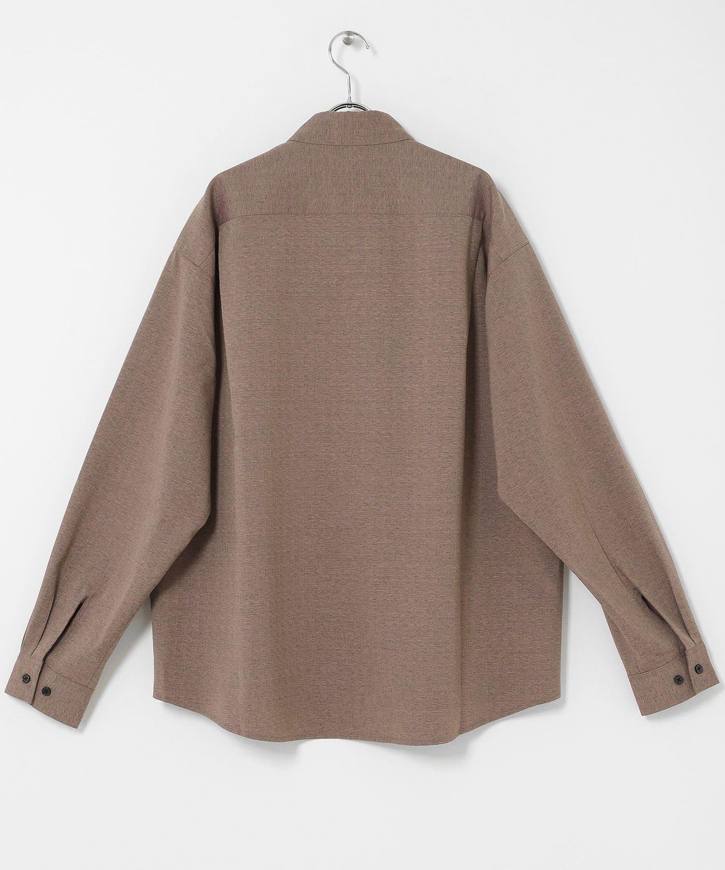 彩色粗節紋 標準領設計 襯衫