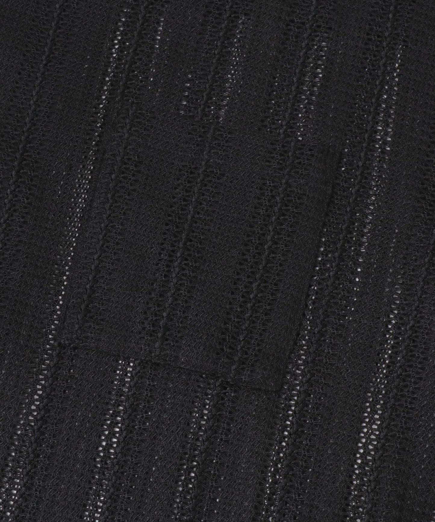 雙口袋 開領 蕾絲 襯衫