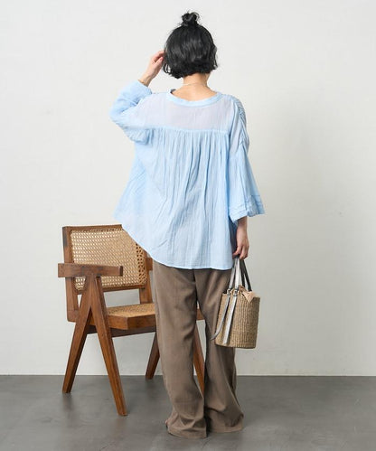 印度單層紗 女襯衫