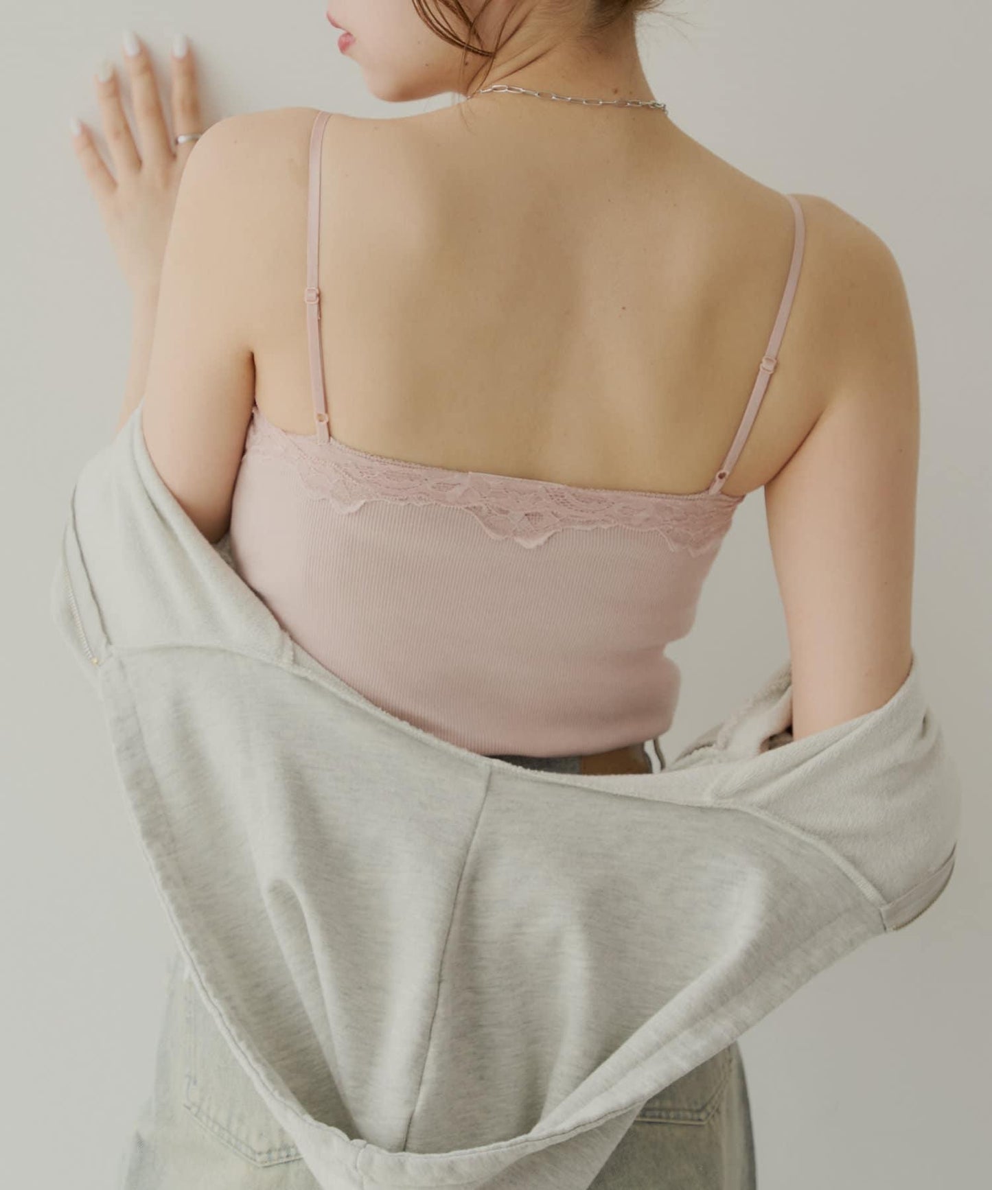 Chico 帶胸墊蕾絲吊帶背心