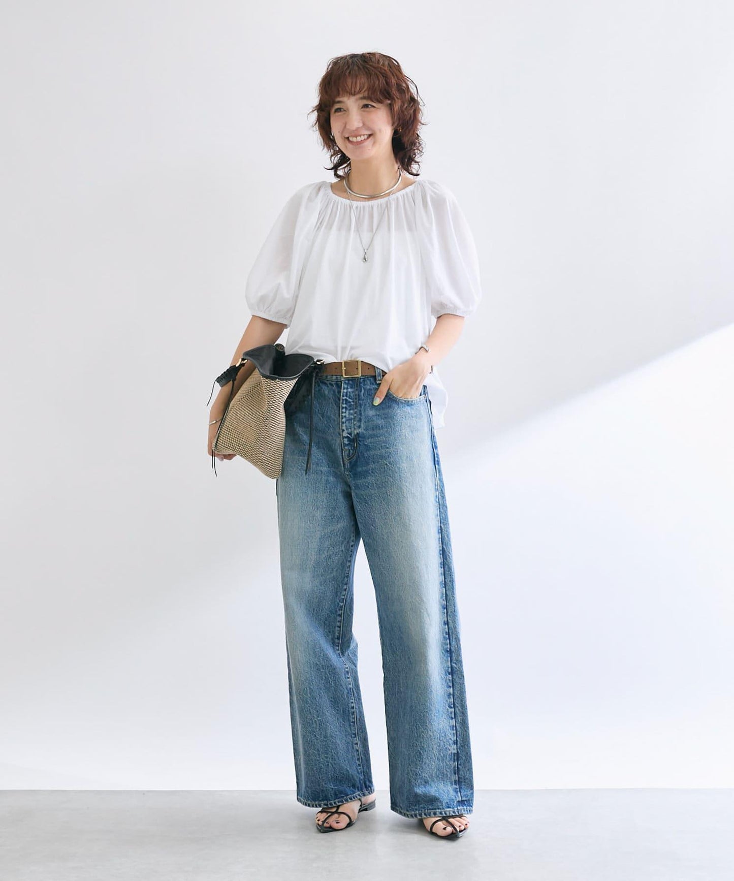 褶皺設計 彈力面料 套頭上衣