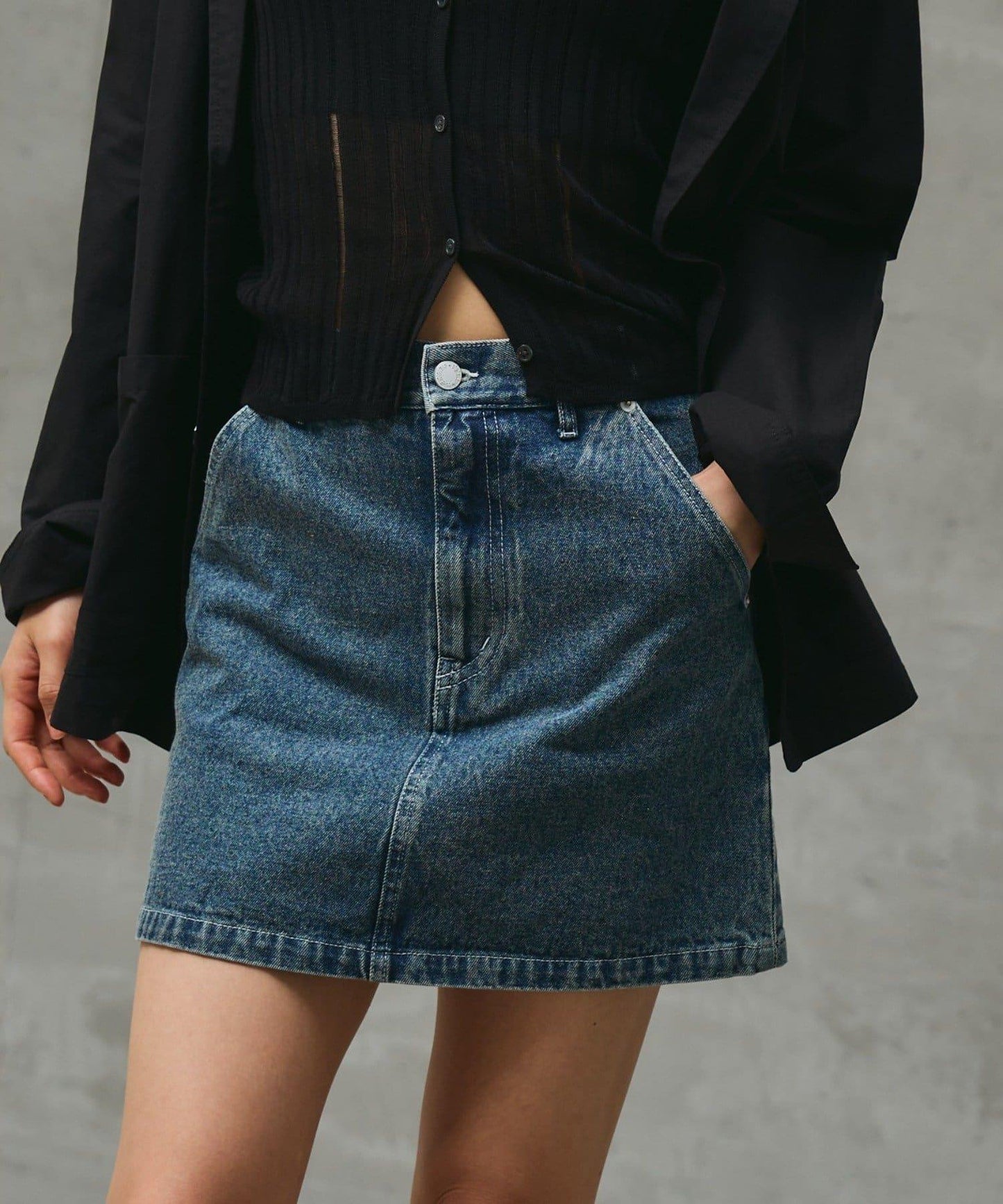 paradigm 牛仔迷你半身裙