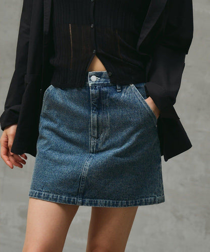 paradigm 牛仔迷你半身裙