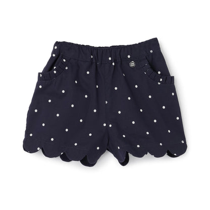 防汙功能 荷葉邊設計 休閒短褲