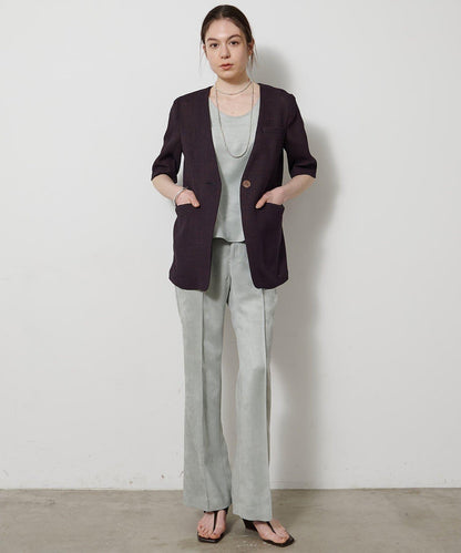 Drawing Numbers 仿麂皮褲子