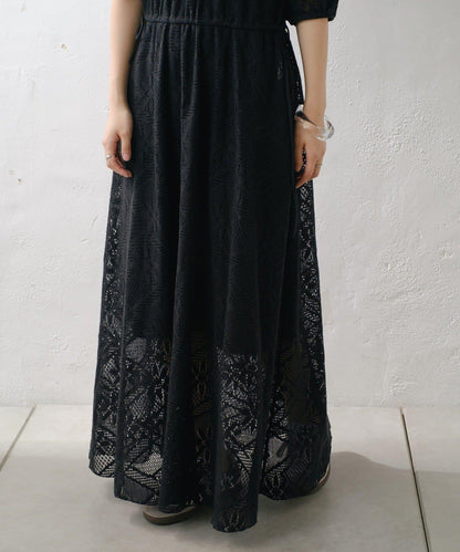 兩尺碼可選 低身長尺碼 蕾絲褶皺 連衣裙