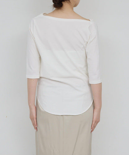 2WAY中袖針織上衣