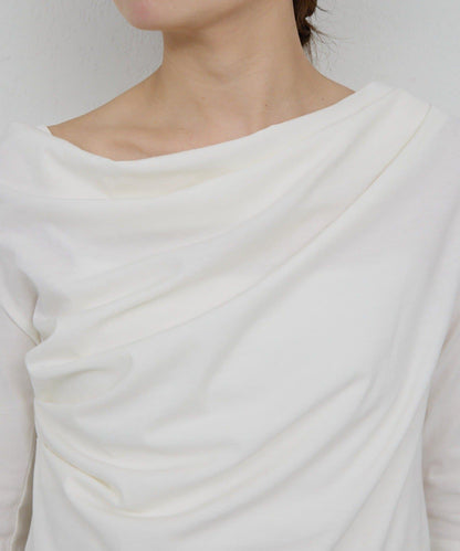 2WAY中袖針織上衣