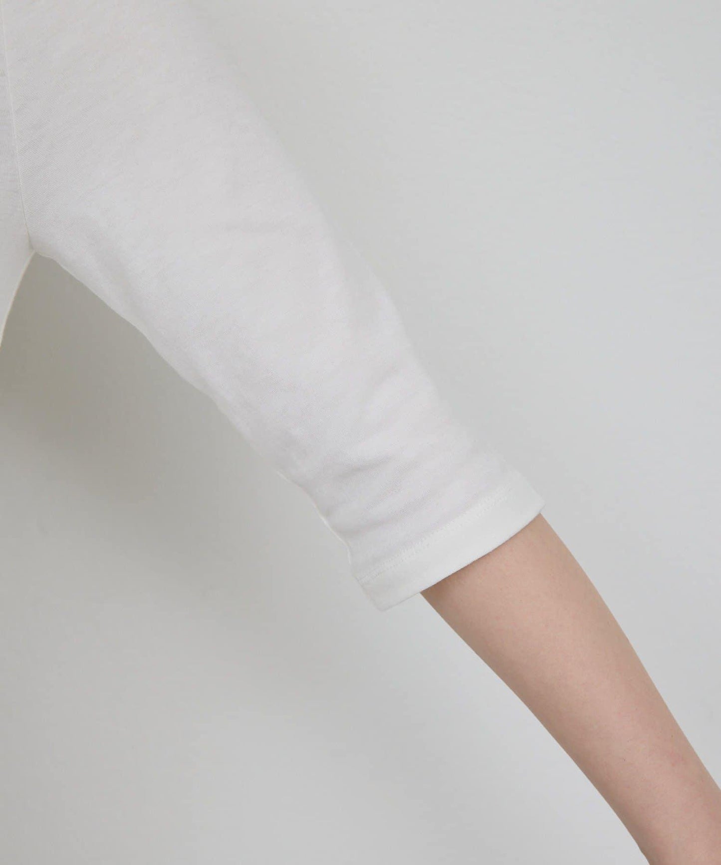 2WAY中袖針織上衣