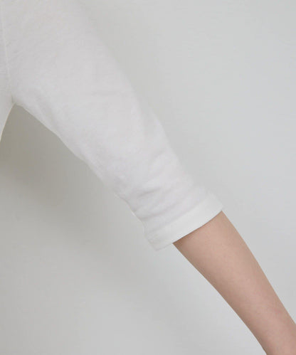 2WAY中袖針織上衣