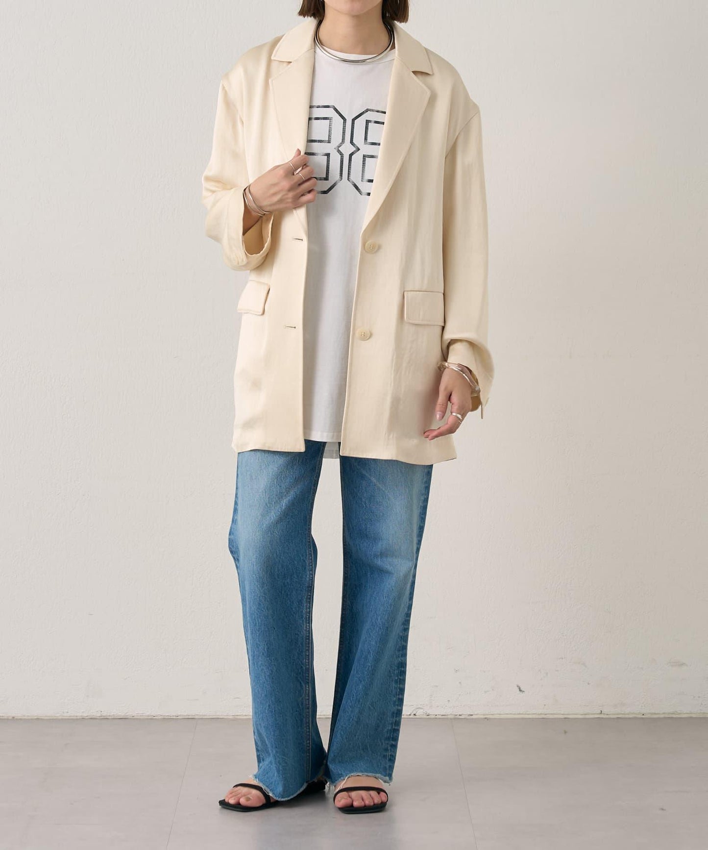 雙面緞面 SHENERY 夾克