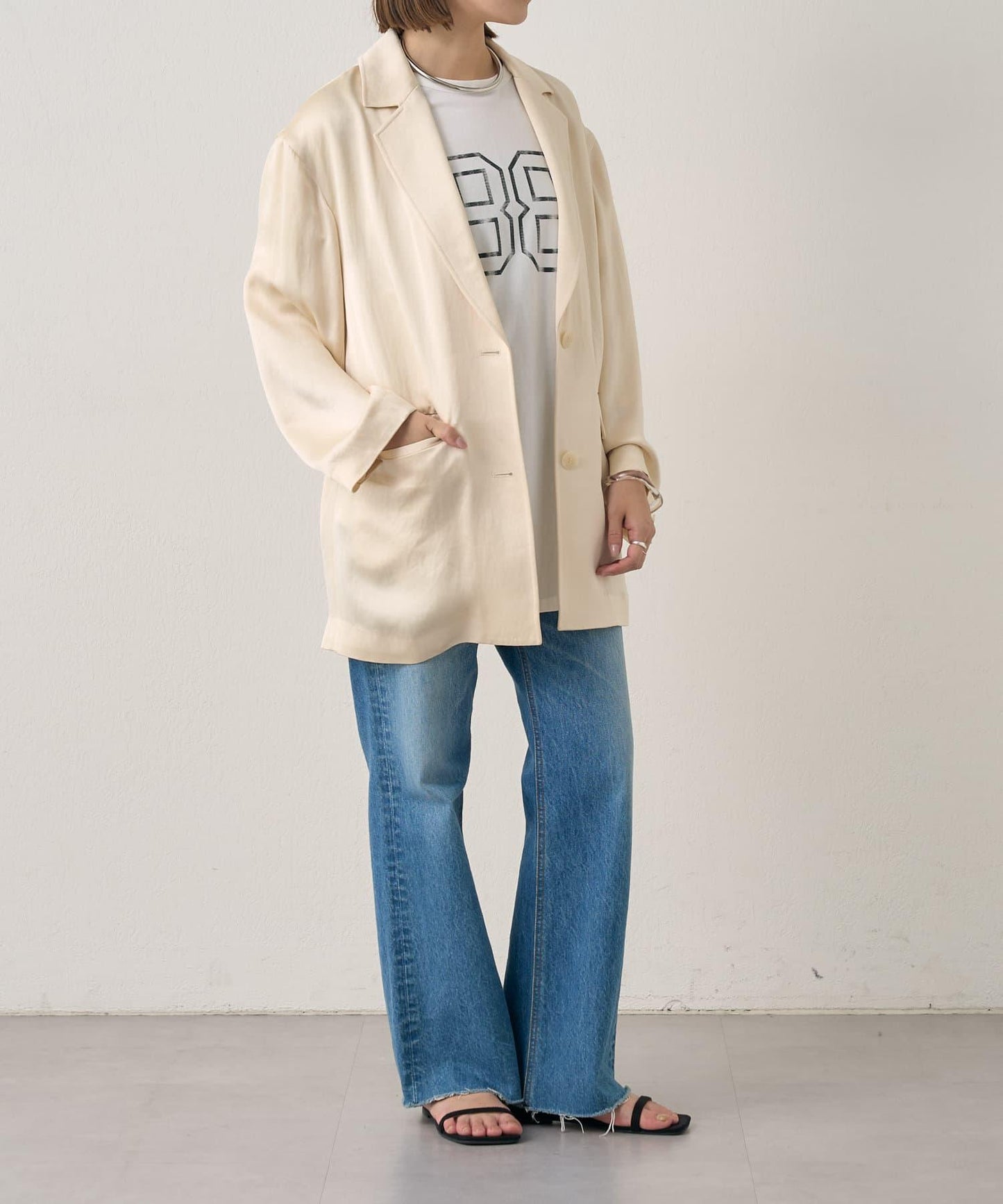 雙面緞面 SHENERY 夾克