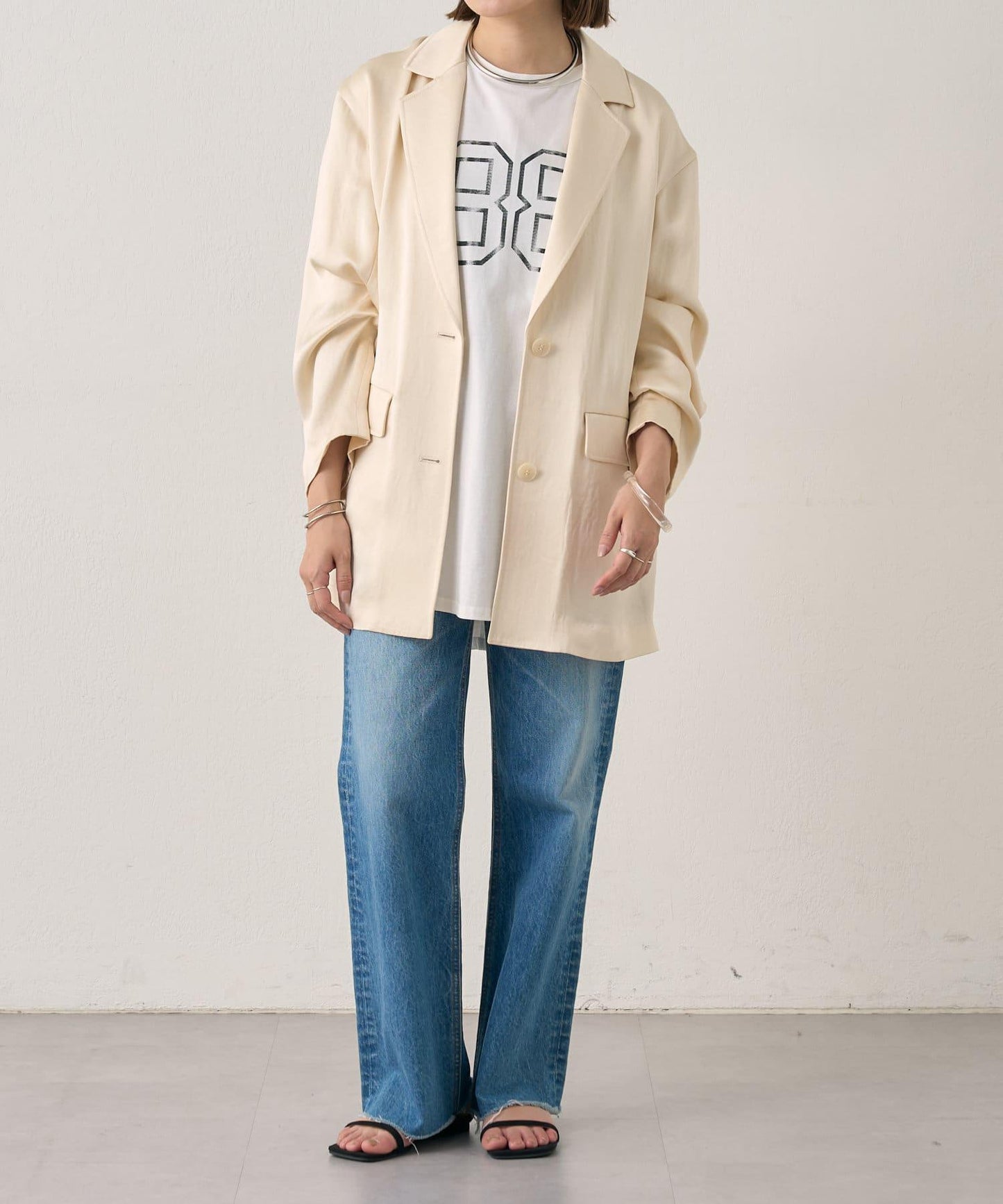 雙面緞面 SHENERY 夾克