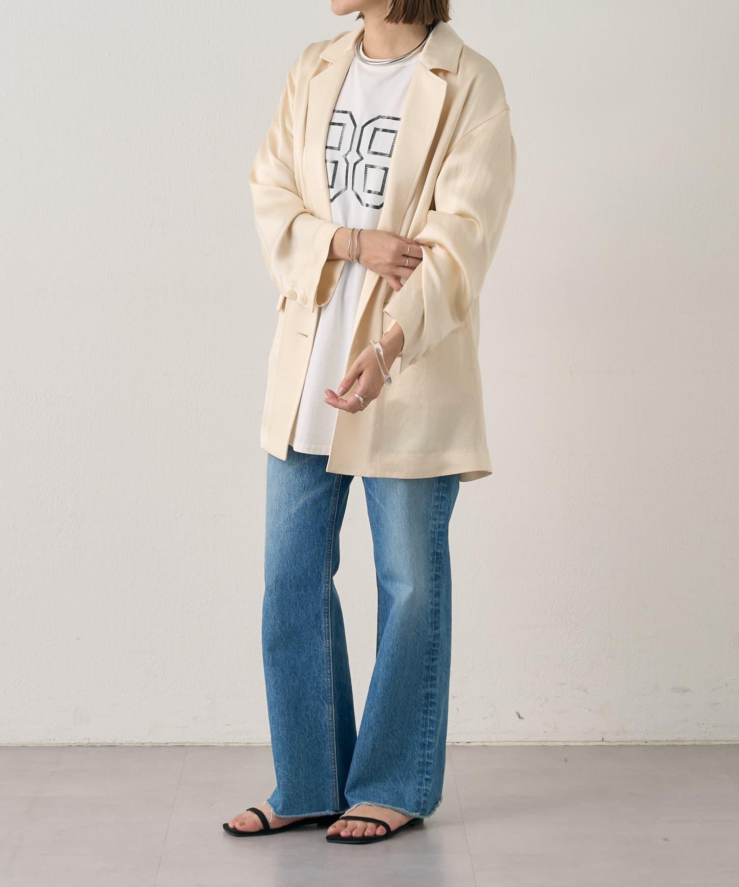 雙面緞面 SHENERY 夾克