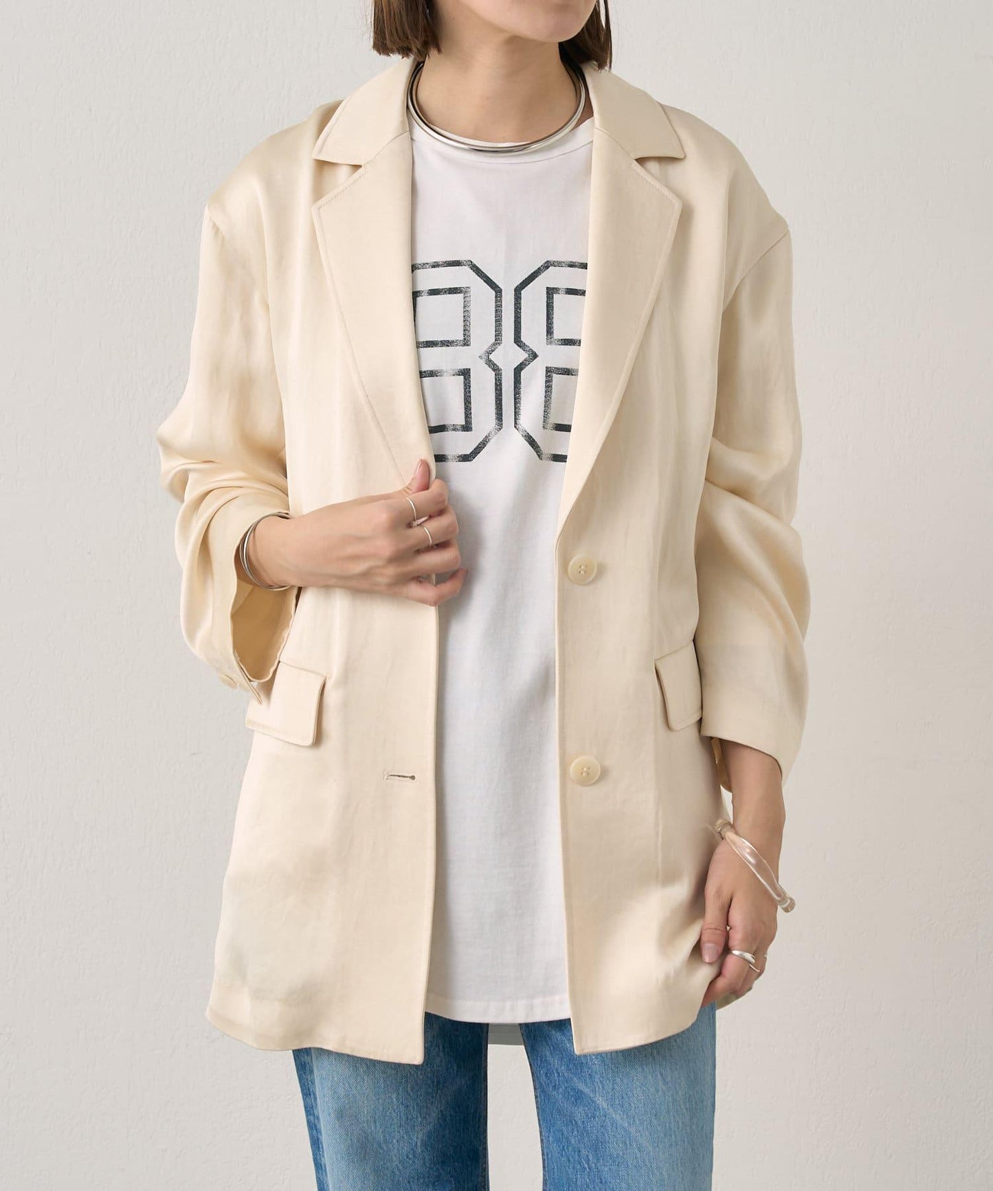 雙面緞面 SHENERY 夾克